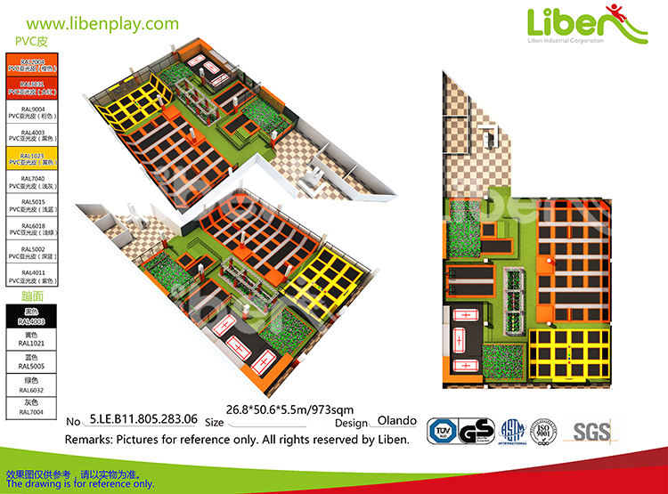 Liben First Trampoline Park in Chiangmai