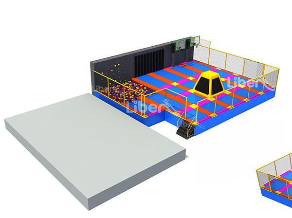 Indoor Trampoline Builder for kids play center