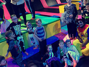 Get a Glimpse of Happy Halloween in Trampoline Parks