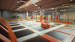 Liben First Trampoline Park in Chiangmai, Thailand