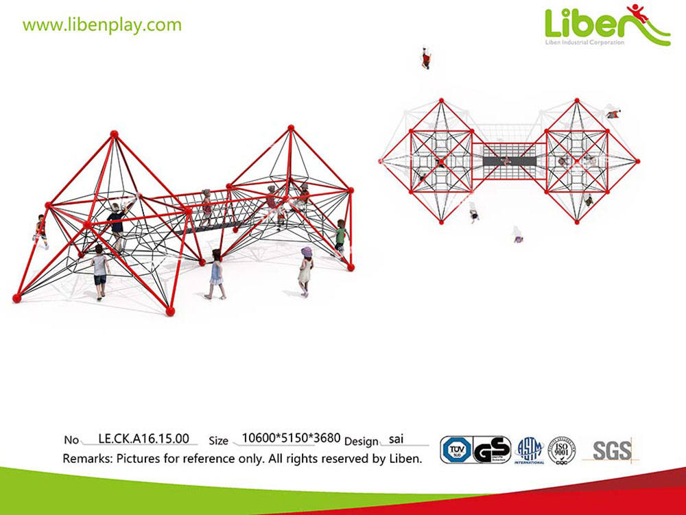 outdoor rope net climbing-1