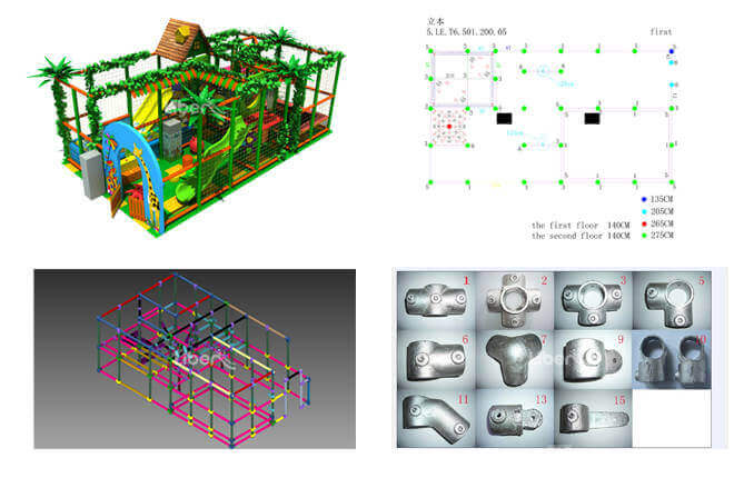 indoor playground installation