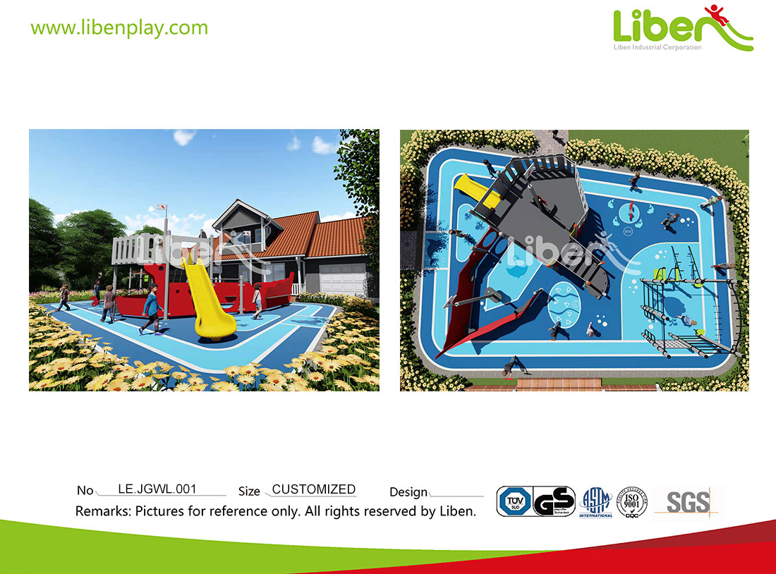 LE.JGWL.001 Residential Area Outdoor Park Galvanized Steel Children Kids Playground.jpg