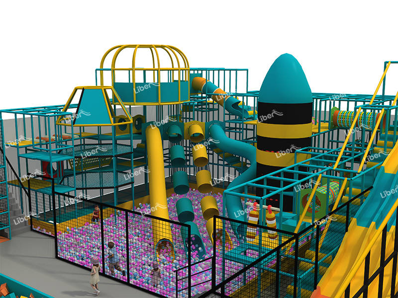 Complex Indoor Trampoline Park