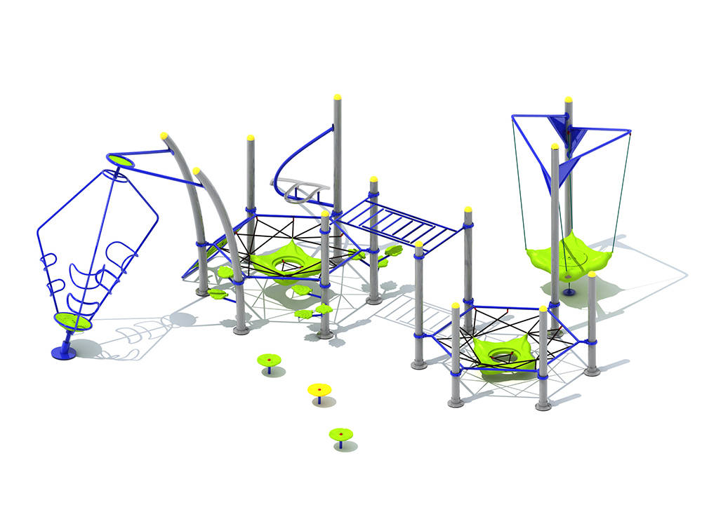 Fitness Cluster Series Outdoor Play Structure