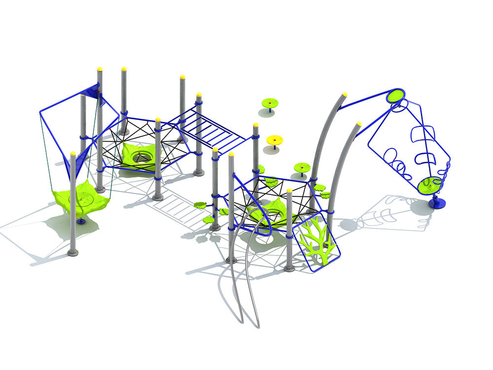 Fitness Cluster Series Outdoor Play Structure