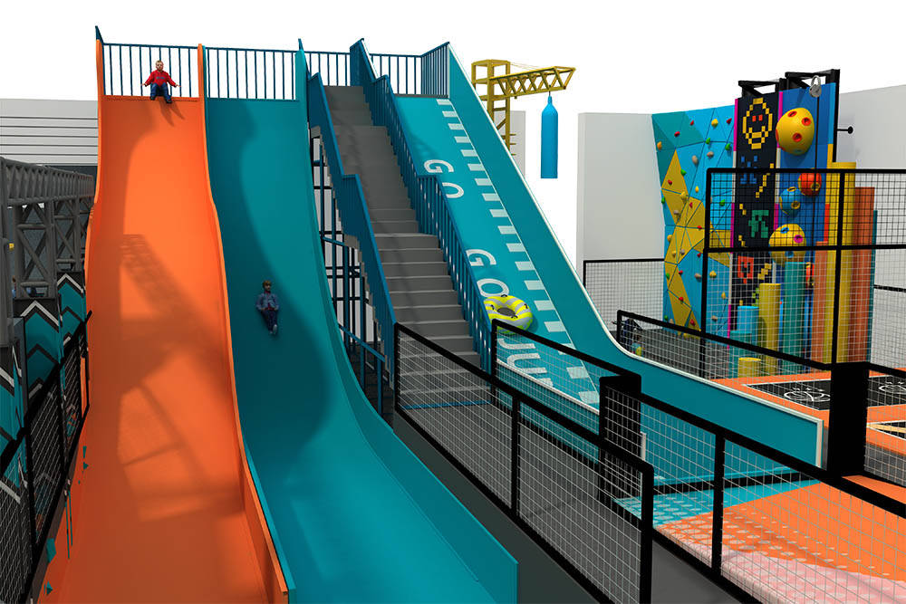 TUV Approved Indoor Customized Crazy Slide