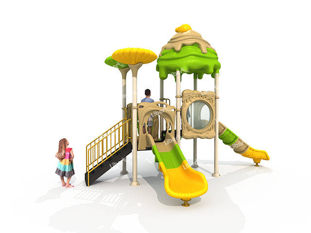 Outdoor Parent-child Plastic Combined Slide