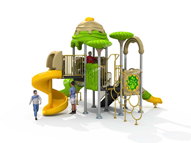 Outdoor Plastic Combined Slide Equipment