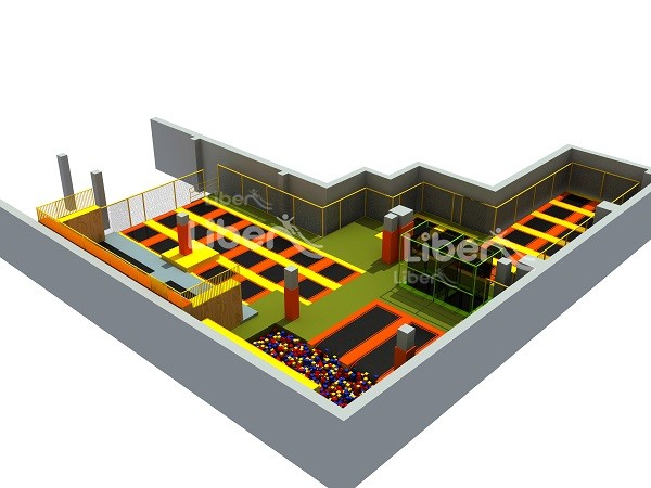  China Reliable Large Indoor Trampoline Park Factory