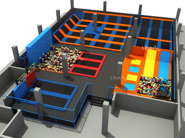 customized trampoline park