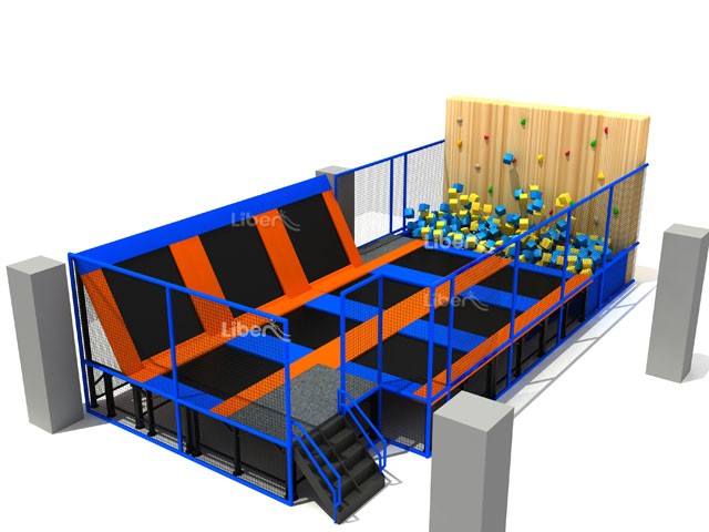 China Small Trampoline Park Design with Foam Pit 