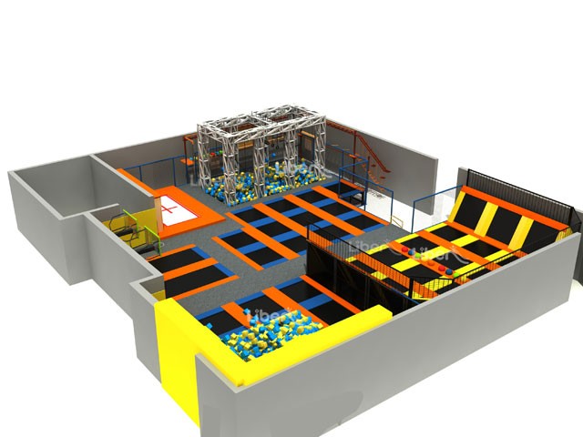 Customzed Indoor Trampoline Park Builder