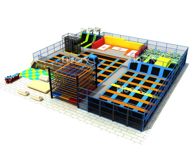 Large Commercial Indoor Trampoline Park Builder