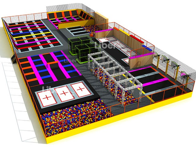 China High Qaulity Large Trampoline Park Builder