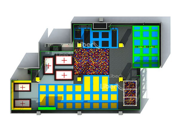 TUV Certified Good Quality Trampoline Park China