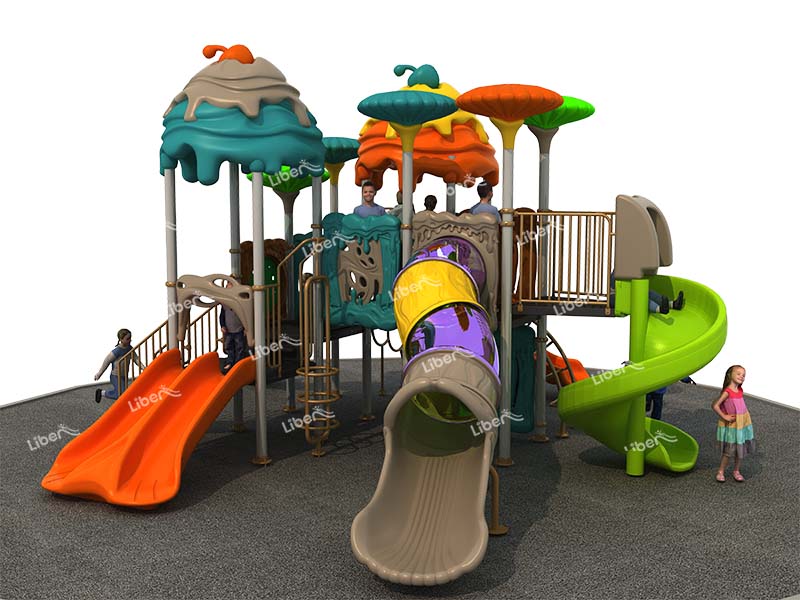 Plastic Slide Outdoor Amusement Facility Supplier