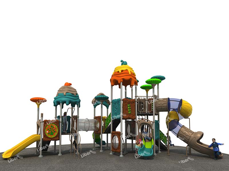 Outdoor Playground Equipment Combined Slide for Children