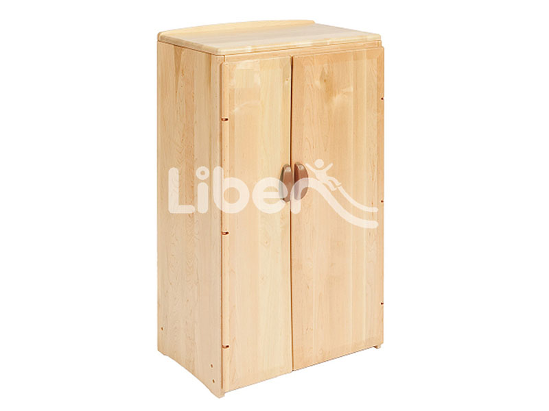 wooden fridge