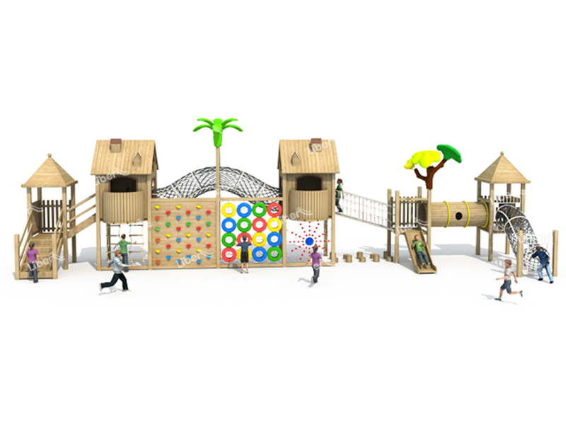 Outdoor Wooden Playset