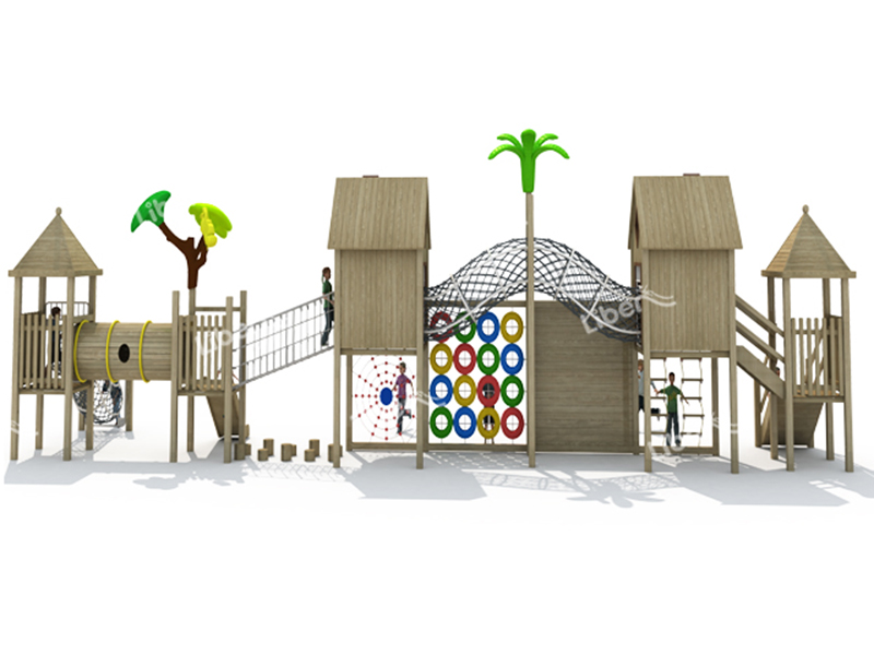 Outdoor Wooden Playset