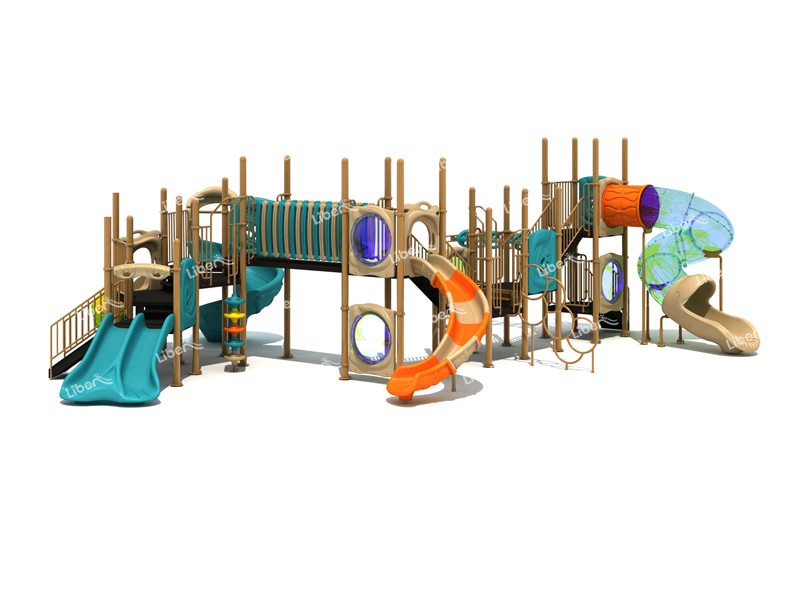 Custom and Cheaper Designed Outdoor Playground Equipment For Kids 