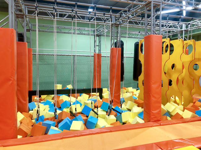 What Are The Fun Items In The Trampoline Park?