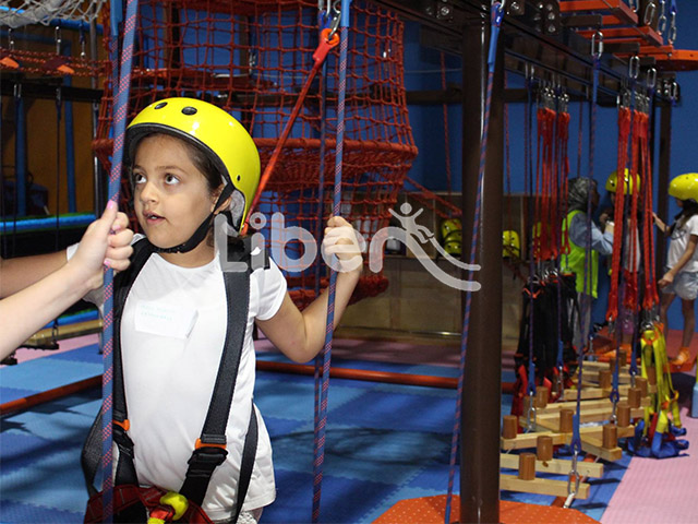 Ninja Course /Warrior Road - One Of The Most Popular Games In The Trampoline Park