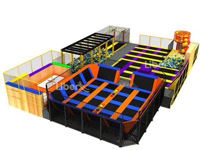 Large China Skyzone Type Trampoline Park Supplier