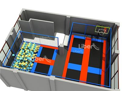 Customized Kids Trampoline Center