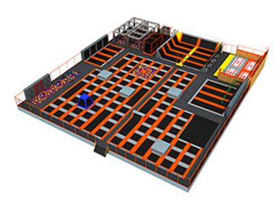 Large Indoor Amusement Park Jump Trampoline Park