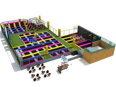 EN Standard   Large Indoor Bounce Trampoline Park Builder