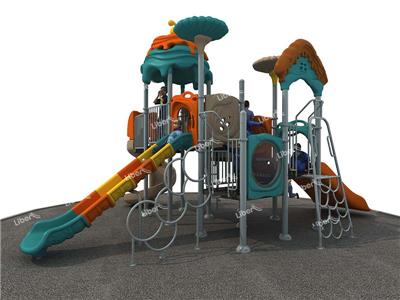 Outdoor Playground Combined Slide