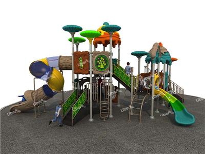 Outdoor Playground Equipment Combined Slide for Children's Park