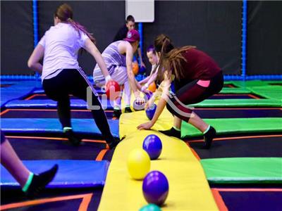 Trampoline Dodgeball Court