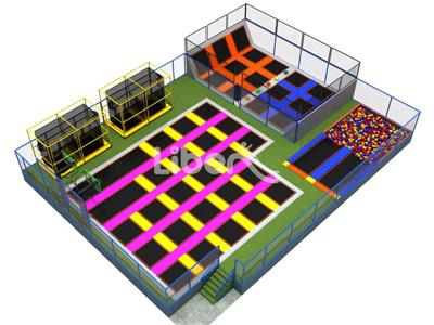 Indoor Amusement Trampoline Park Supplier