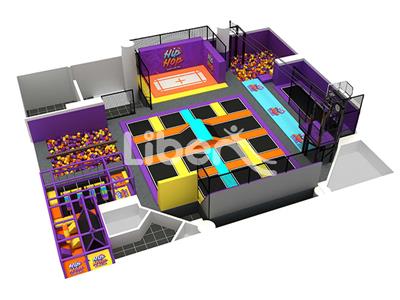 Colorful Trampoline for Exercise Jumping with Foam Pit