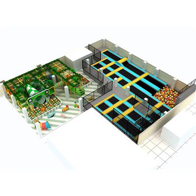 Fun Slide Liben Indoor Trampoline Playground  with Ball Pool