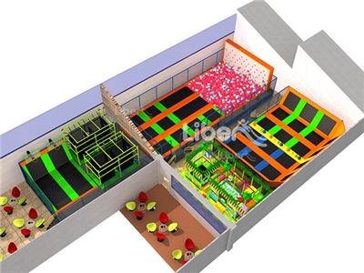  Indoor Playground Indoor Trampoline Park Factory 