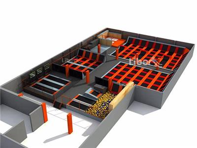 indoor trampoline park equipment